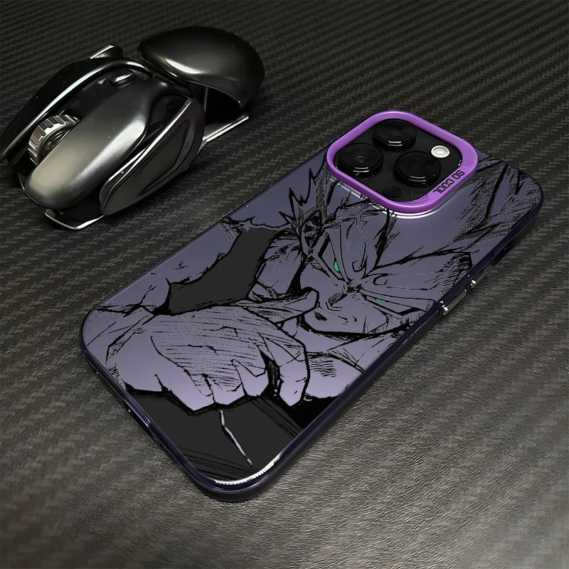 CYZ-253CY12020A1 Color Anime Matte Phone Case For iPhone – Anti-Fall Cover