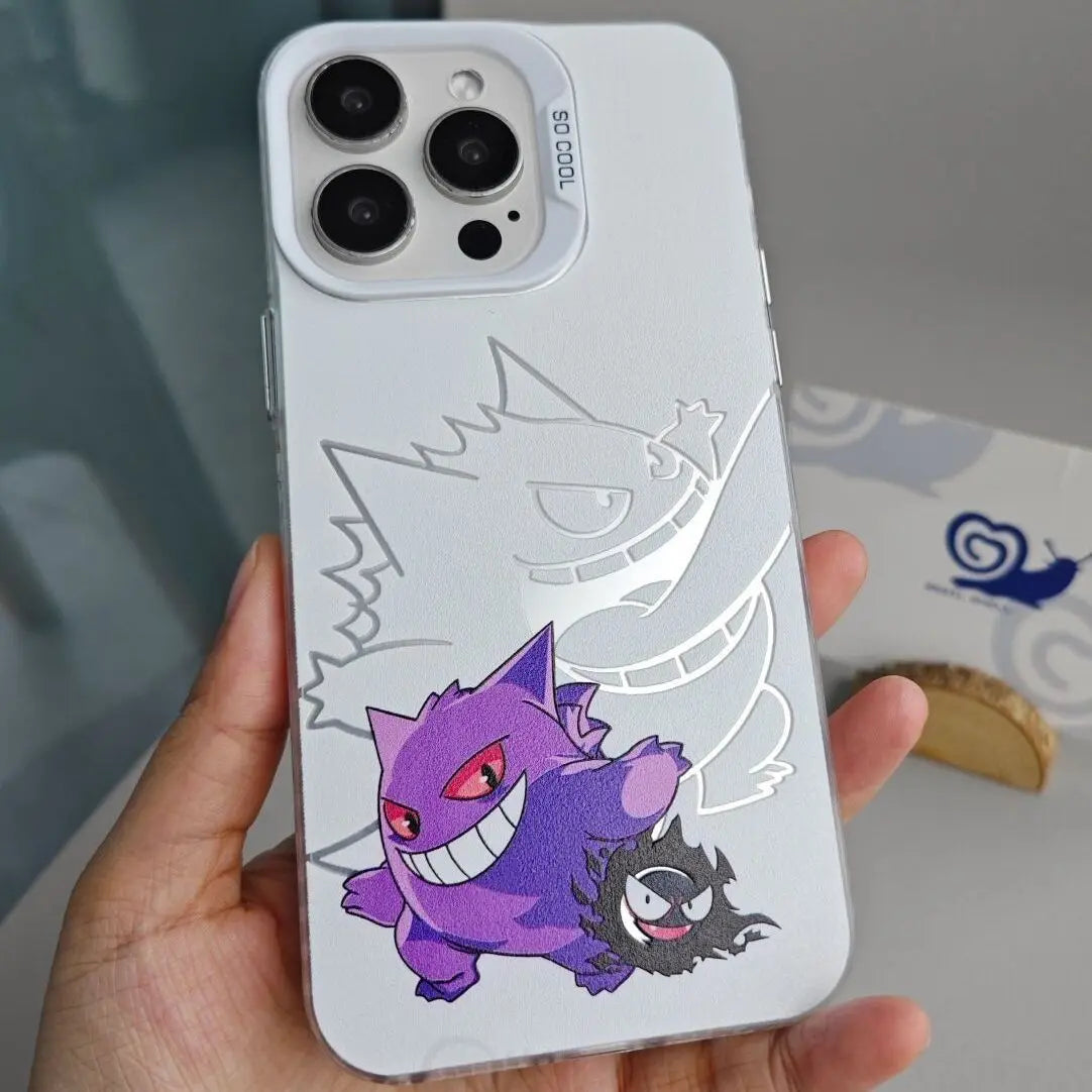 Cartoon Ghost Phone Case For iPhone – Matte Anti-Fall Cover