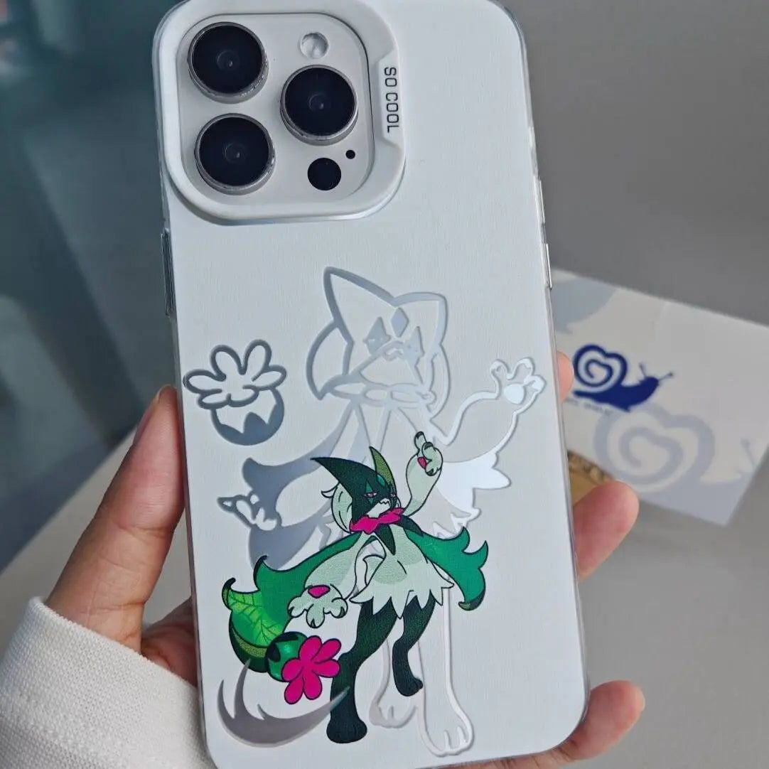 CYW-315CY13508A6 Color Cartoon Ghost Phone Case For iPhone – Matte Anti-Fall Cover