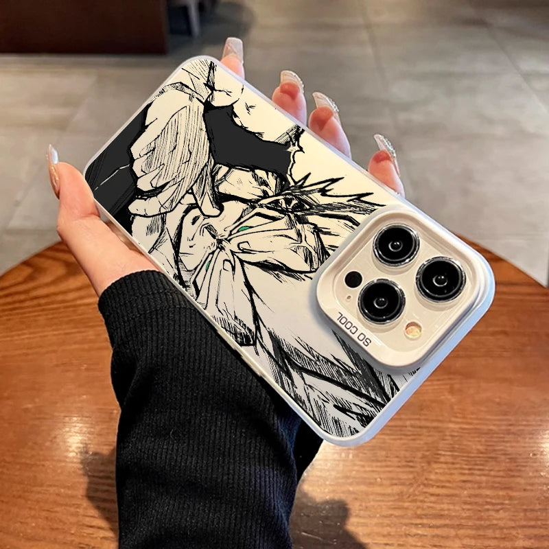 Anime Matte Phone Case For iPhone – Anti-Fall Cover