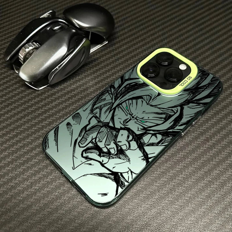 CYG-253CY12020A2 Color Anime Matte Phone Case For iPhone – Anti-Fall Cover