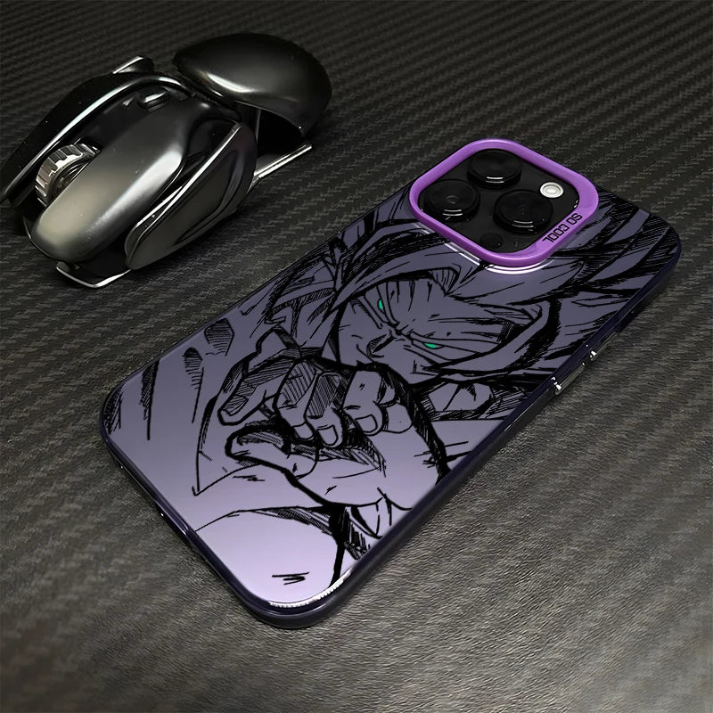 CYZ-253CY12020A2 Color Anime Matte Phone Case For iPhone – Anti-Fall Cover