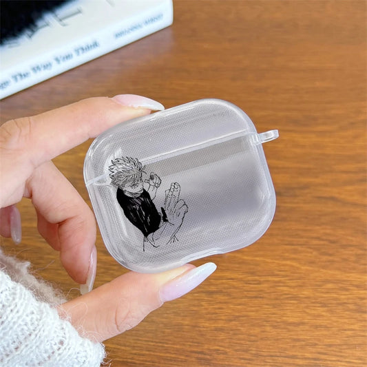 Anime Style Transparent Silicone Case For AirPods